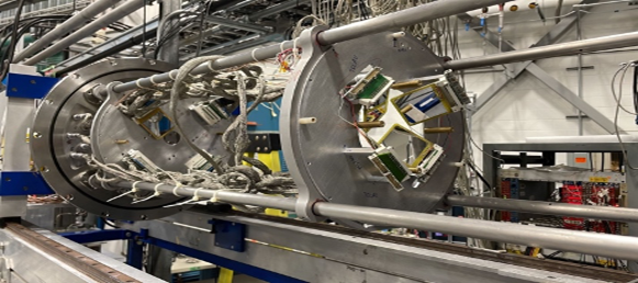 Immagine di un rivelatore di fisica nucleare